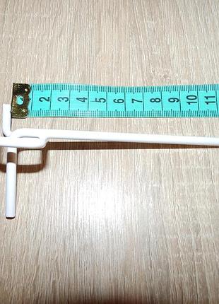 Торгові гачки в перфорований стелаж білі 130mm