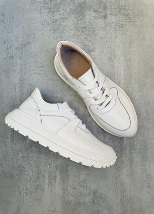 Кроссовки кеды натуральная кожа