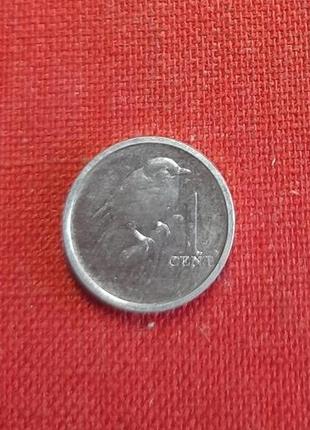 Острова кука 1 цент 2017г.редкий