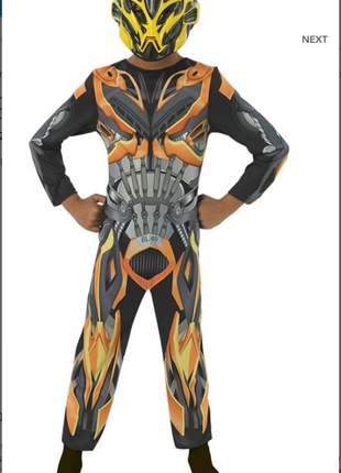 Бамблби transformers карнавальный костюм на 5-6 лет1 фото