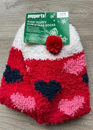 Нові теплі м’які шкарпетки для дівчинки pepperts