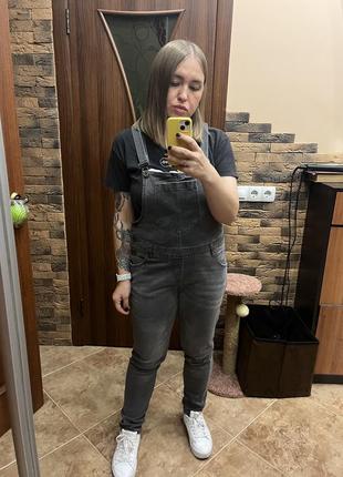 Комбинезон женский серый denim co3 фото