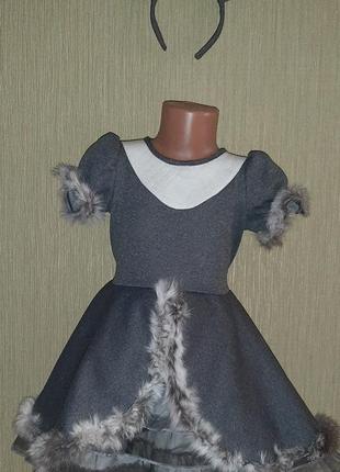 Карнавальний костюм мишки на дівчинку 4 роки