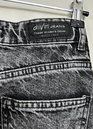 Джинси чорні з розрізом 8