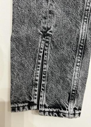 Джинси чорні з розрізом 2