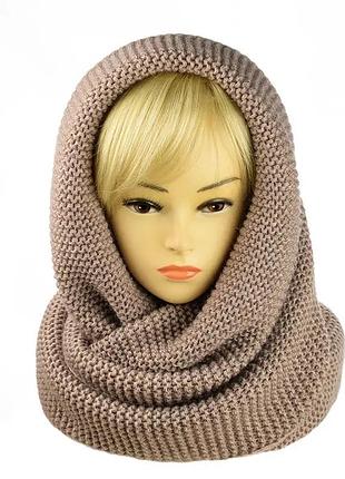 Двойной теплый снуд хомут. 19 цветов