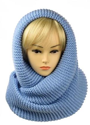 Двойной теплый снуд хомут. 19 цветов