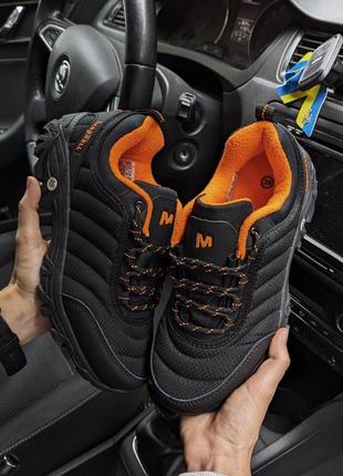 Кроссовки merrell vibram termo черные (термо)