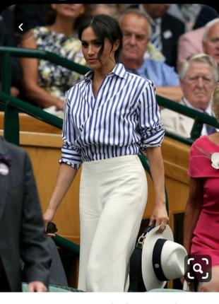 Стильна сорочка рубашка в смужку