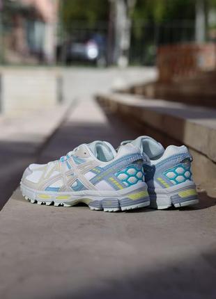 Женские кроссовки asics gel kahana 8 blue/yellow6 фото