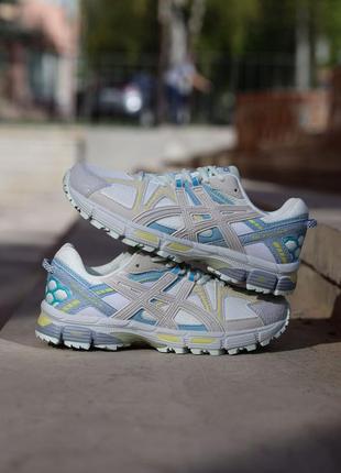 Женские кроссовки asics gel kahana 8 blue/yellow2 фото