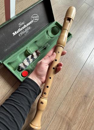 Продається: вінтажна флейта mollenhauer blockflöte – повний комплект3 фото