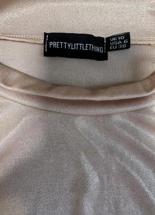 Боди блестящий от prettylittlething2 фото