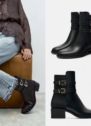 Ботильоны челси зара zara размер 38