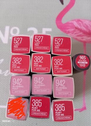 Помади для губ maybelline new york.