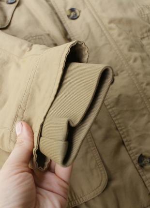 Актуальная куртка парка бежевая удлиненная от ben sherman