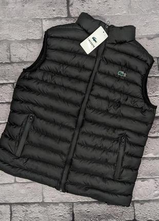 Брендовая мужская жилетка lacoste/качественная жилетка лакоста на каждый день