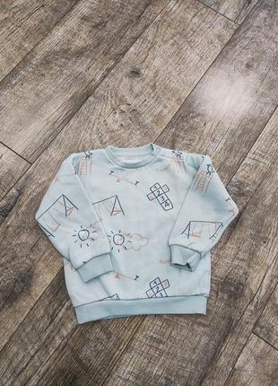 Світшот, светр, кофта утеплена, з начісом, reserved, р. 92, 2 роки