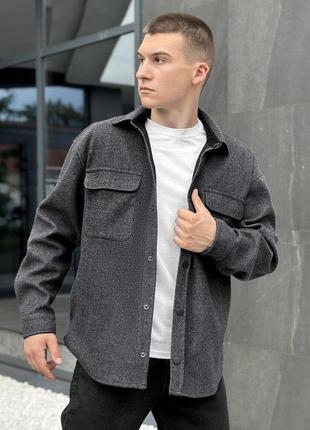 Сорочка-пальто pobedov mars темно-сірий