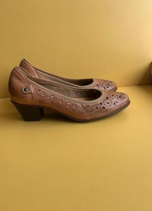 Женские кожаные туфли.4 фото