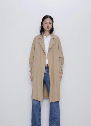 Zara тренч пальто
