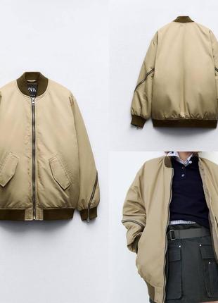Куртка бомбер зара zara