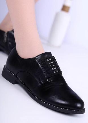 Балетки 😍  дитячі для дівчинки чорні еко шкіра 32-37