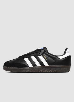 Жіночі кросівки adidas Kanye samba black white