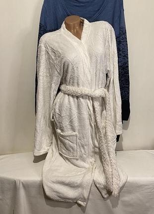 Женский плюшевый халат