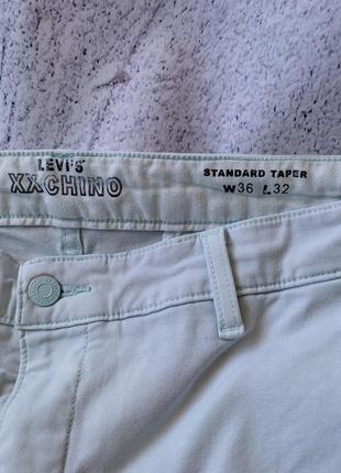 Чоловічі штани чиноси levi's chinos xx dunkelblau regular fit6 фото