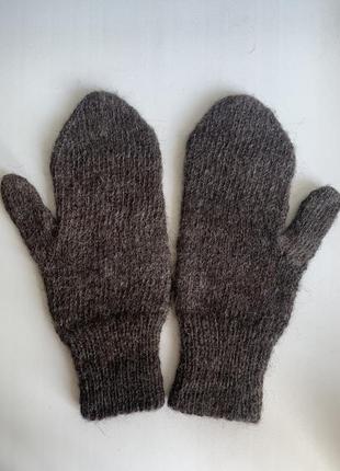 Варежки 100% альпака qantati
