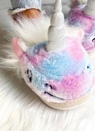 Домашние тапочки тапки единороги единорожки