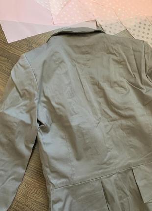 Серый пиджак жакет классика классический серый цвет размер xs s m h&m5 фото