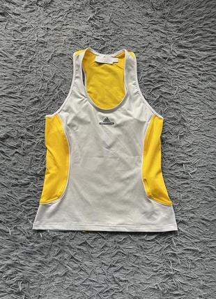 Stella mccartney x adidas спортивная стильная майка