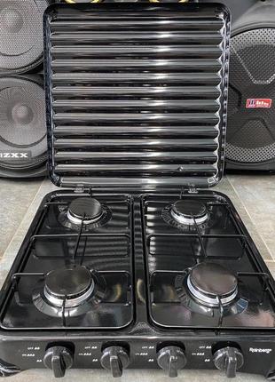 Побутова газова плита на 4 комфорки