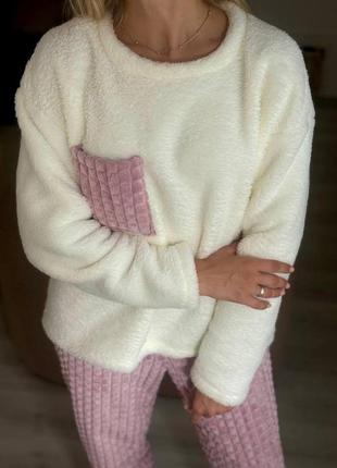 Махровая женская пижама