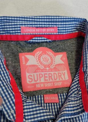 Качественная стильная брендовая рубашка superdry3 фото