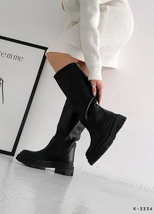 Чоботи труби шкіряні. демісезонні та зимові