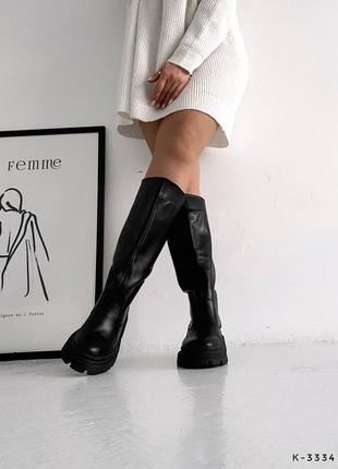 Чоботи труби шкіряні. демісезонні та зимові