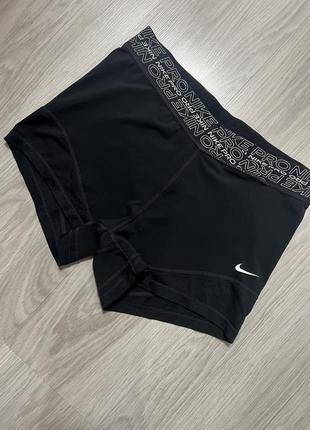 Женские спортивные шорты nike ladies pro 3 inch black compression short  cj4191- 0107 фото