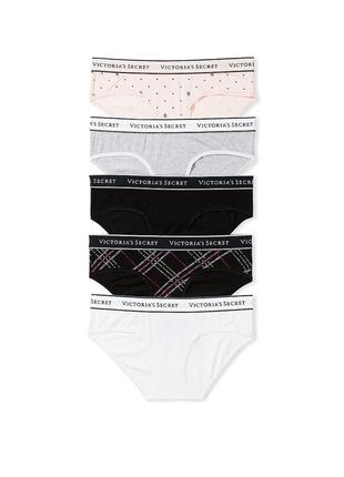 Набор трусиков хлопок victoria’s secret размеры s, m, l, xl