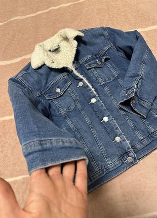 Джинсова тепла куртка