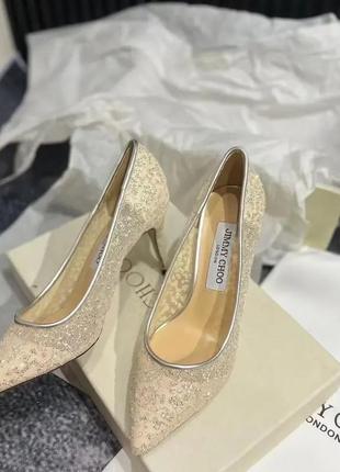 Вишукані туфлі ( босоніжки ) на шпильках в стилі jimmy choo1 фото