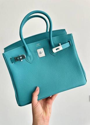 Кожаная сумка в стиле hermes birkin1 фото