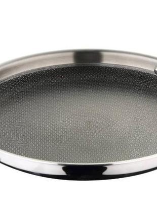 Сковорода для паельї masterpro bgmp-1637 36х4.5 см срібляста