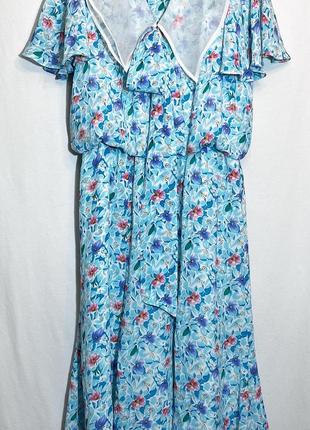 Винтажное платье в мелкие цветы.9 фото
