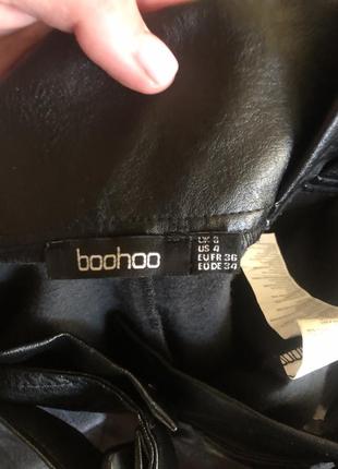 Шкіряні шорти boohoo2 фото