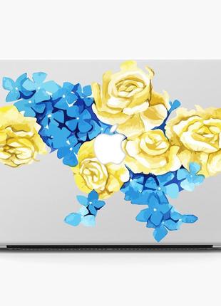 Чехол пластиковый для apple macbook pro / air цветущая украина макбук про case hard cover прозрачный macbook3 фото