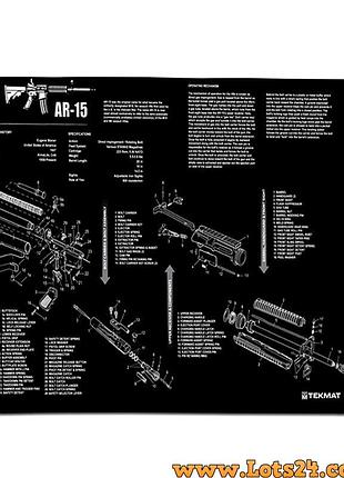 Коврик для мышки ar15 компьютерный коврик схема разборки винтовки ар15