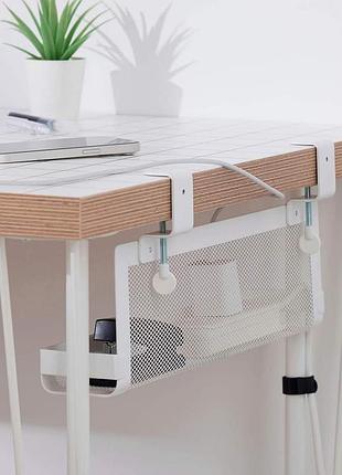 Органайзер для стола для проводов зарядок, переноски, для канцелярии